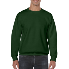 GILDAN Kereknyakú körkötött pulóver, Gildan GI18000, Forest Green-2XL
