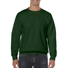 GILDAN Kereknyakú körkötött pulóver, Gildan GI18000, Forest Green-5XL férfi pulóver, kardigán