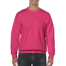 GILDAN Kereknyakú körkötött pulóver, Gildan GI18000, Heliconia-5XL férfi pulóver, kardigán