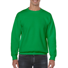 GILDAN Kereknyakú körkötött pulóver, Gildan GI18000, Irish Green-4XL
