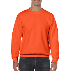 GILDAN Kereknyakú körkötött pulóver, Gildan GI18000, Orange-4XL