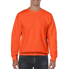 GILDAN Kereknyakú körkötött pulóver, Gildan GI18000, Orange-S