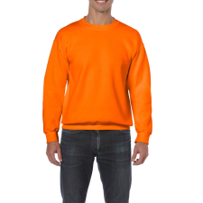 GILDAN Kereknyakú körkötött pulóver, Gildan GI18000, S.Orange-3XL férfi pulóver, kardigán