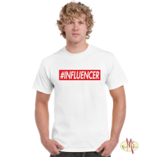 GILDAN Kereknyakú Póló - #INFLUENCER férfi póló