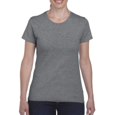 GILDAN Kerknyakú karcsusított női póló, Gildan GIL5000, Graphite Heather-2XL női póló
