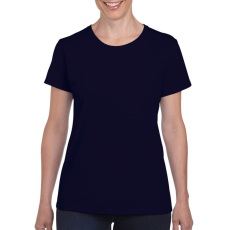 GILDAN Kerknyakú karcsusított női póló, Gildan GIL5000, Navy-2XL
