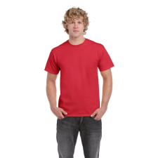 GILDAN környakas póló, piros férfi póló