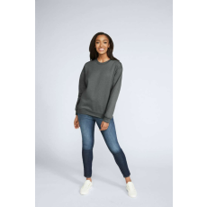 GILDAN Környakú uniszex pulóver, Gildan GISF000, Charcoal-3XL