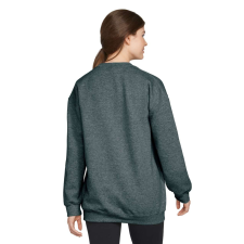 GILDAN Környakú uniszex pulóver, Gildan GISF000, Dark Heather-3XL férfi pulóver, kardigán