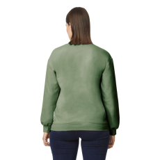 GILDAN Környakú uniszex pulóver, Gildan GISF000, Military Green-L