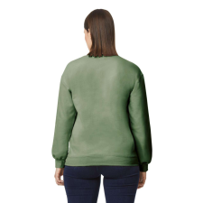 GILDAN Környakú uniszex pulóver, Gildan GISF000, Military Green-XL férfi pulóver, kardigán
