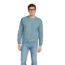 GILDAN Környakú uniszex pulóver, Gildan GISF000, Stone Blue-XL férfi pulóver, kardigán