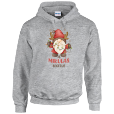 GILDAN Mikulás segédje - Unisex Kapucnis Pulóver