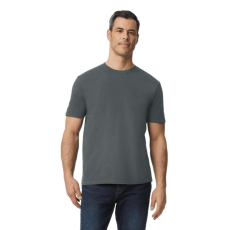 GILDAN Modern oldalvarrott rövid ujjú kereknyakú póló, Gildan GI980, Storm Grey-M