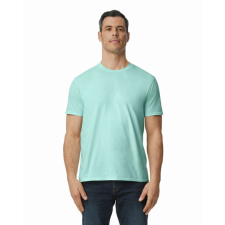 GILDAN Modern oldalvarrott rövid ujjú kereknyakú póló, Gildan GI980, Teal Ice-3XL férfi póló
