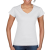 GILDAN Női póló Csapott ujjú Gildan Ladies Softstyle V-Neck T-Shirt - M, Fehér