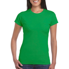 GILDAN Női póló Csapott ujjú Gildan Softstyle Ladies&#039; T-Shirt - S, Ír zöld női póló