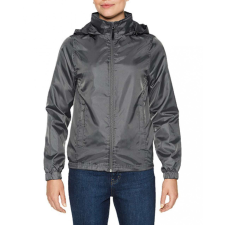 GILDAN Női széldzseki Gildan GILWR800 Hammer Ladies Windwear Jacket -M, Charcoal női dzseki, kabát