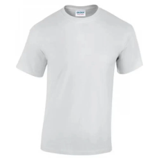 GILDAN Póló férfi környakú 100% pamut XL méret fehér