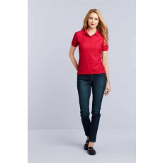 GILDAN Póló (Gildan Dryblend) női galléros női (65%poliészter 35%pamut) orange, 2XL
