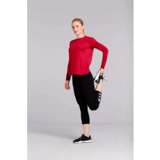 GILDAN Póló (Gildan Performance) női hosszú ujjú női (153g/m2) red, S