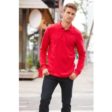 GILDAN Póló (Gildan Premium Cotton) hosszú ujjú férfi (100%pamut) red, 3XL munkaruha