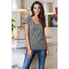 GILDAN Póló (Gildan Softstyle) női mély vágású nyak női, heather radiant orchid, L