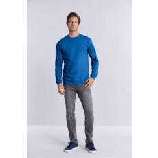 GILDAN Póló (Gildan Ultra Cotton) hosszú ujjú unisex (100%pamut 205g/m2) safety green, 5XL