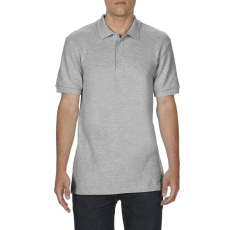 GILDAN Prémium dupla piké kötésű galléros férfi póló, Gildan GI85800, RS Sport Grey-2XL