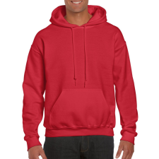 GILDAN Prémium kapucnis pulóver, Gildan GI12500, Red-2XL férfi pulóver, kardigán