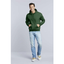 GILDAN Pulóver (Gildan Dryblend) kapucnis unisex (50%pamut 50%poliészter) white, M munkaruha