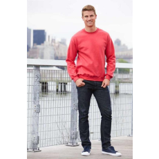 GILDAN Pulóver (Gildan Heavy Blend) unisex (50%pamut) heather sport scarlet red, L