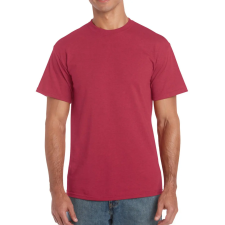 GILDAN Rövid ujjú klasszikus szabású póló, Gildan GI5000, Antique Cherry Red-L férfi póló