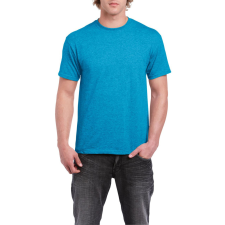 GILDAN Rövid ujjú klasszikus szabású póló, Gildan GI5000, Heather Sapphire-XL férfi póló