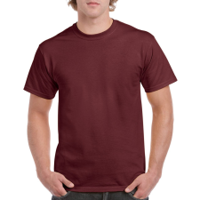 GILDAN Rövid ujjú klasszikus szabású póló, Gildan GI5000, Maroon-2XL férfi póló