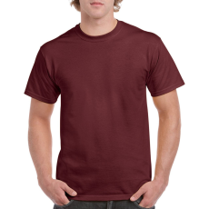 GILDAN Rövid ujjú klasszikus szabású póló, Gildan GI5000, Maroon-3XL