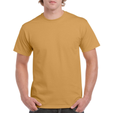 GILDAN Rövid ujjú klasszikus szabású póló, Gildan GI5000, Old Gold-3XL férfi póló