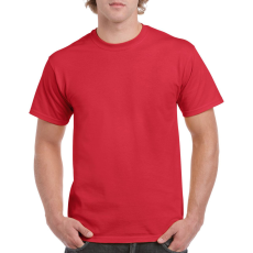 GILDAN Rövid ujjú klasszikus szabású póló, Gildan GI5000, Red-XL