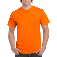 GILDAN Rövid ujjú klasszikus szabású póló, Gildan GI5000, S.Orange-4XL férfi póló