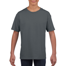 GILDAN Rövid ujjú Softstyle gyerekpóló, Gildan GIB64000, Charcoal-XS gyerek póló