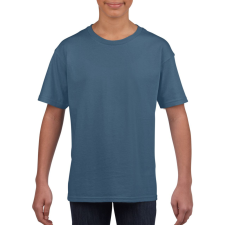 GILDAN Rövid ujjú Softstyle gyerekpóló, Gildan GIB64000, Indigo Blue-XS gyerek póló