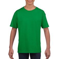 GILDAN Rövid ujjú Softstyle gyerekpóló, Gildan GIB64000, Irish Green-XL