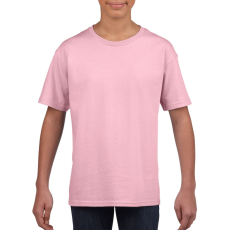 GILDAN Rövid ujjú Softstyle gyerekpóló, Gildan GIB64000, Light Pink-XS