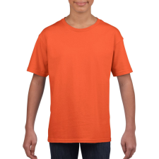 GILDAN Rövid ujjú Softstyle gyerekpóló, Gildan GIB64000, Orange-M gyerek póló