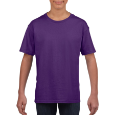 GILDAN Rövid ujjú Softstyle gyerekpóló, Gildan GIB64000, Purple-S gyerek póló