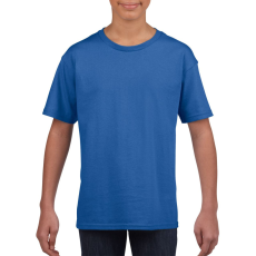 GILDAN Rövid ujjú Softstyle gyerekpóló, Gildan GIB64000, Royal-XL