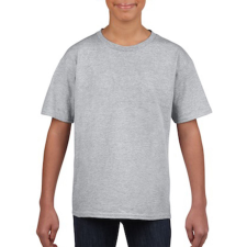 GILDAN Rövid ujjú Softstyle gyerekpóló, Gildan GIB64000, RS Sport Grey-XS gyerek póló