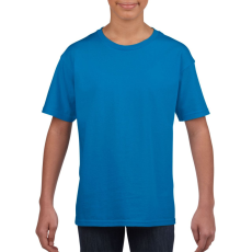 GILDAN Rövid ujjú Softstyle gyerekpóló, Gildan GIB64000, Sapphire-XS