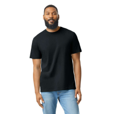 GILDAN Softstyle® CVC póló (Pitch Black, M) munkaruha