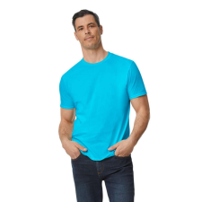 GILDAN Softstyle® felnőtt póló (Caribbean Blue, L) munkaruha